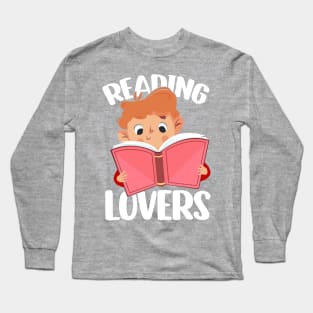 Reading Lovers, Funny Reading Long Sleeve T-Shirt
